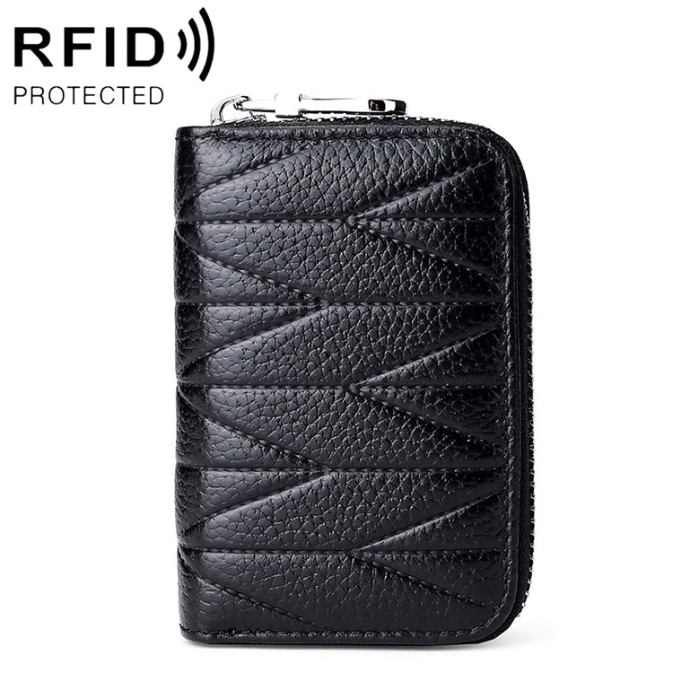 KB191 지퍼 소가죽 오르간형 다중 카드 슬롯 방자성 RFID 지갑 클러치 가방 여성용, KB191 연보라, KB191 와인 레드, KB191 갈색, KB191 아쿠아 블루, KB191 검정, KB191 진한 파랑, KB191 분홍