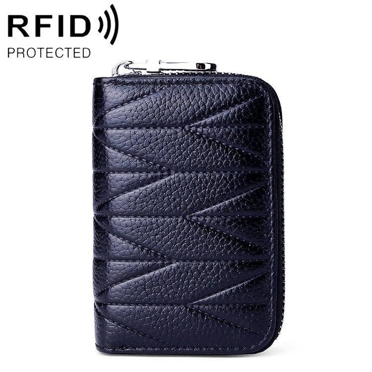 KB191 지퍼 소가죽 오르간형 다중 카드 슬롯 방자성 RFID 지갑 클러치 가방 여성용, KB191 연보라, KB191 와인 레드, KB191 갈색, KB191 아쿠아 블루, KB191 검정, KB191 진한 파랑, KB191 분홍