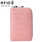 KB191 지퍼 소가죽 오르간형 다중 카드 슬롯 방자성 RFID 지갑 클러치 가방 여성용, KB191 연보라, KB191 와인 레드, KB191 갈색, KB191 아쿠아 블루, KB191 검정, KB191 진한 파랑, KB191 분홍