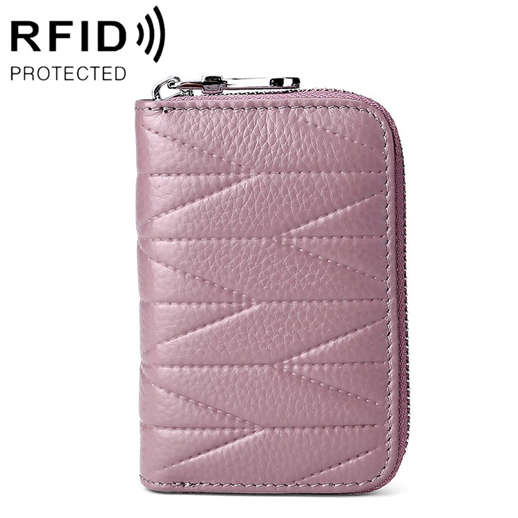 KB191 지퍼 소가죽 오르간형 다중 카드 슬롯 방자성 RFID 지갑 클러치 가방 여성용, KB191 연보라, KB191 와인 레드, KB191 갈색, KB191 아쿠아 블루, KB191 검정, KB191 진한 파랑, KB191 분홍