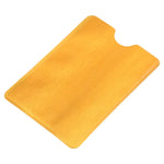 100개 알루미늄 호일 도난 방지 RFID 차단 슬리브 카드 보호기, 사이즈: 9.1*6.3cm, RFID 100개 (골드), RFID 100개 (실버)