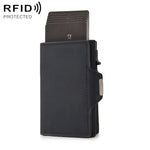 CH0727-1 RFID 탄소 섬유 지퍼 다기능 카드 패키지