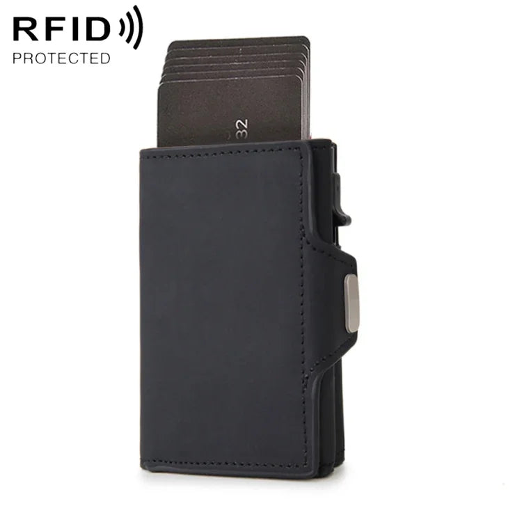 CH0727-1 RFID 탄소 섬유 지퍼 다기능 카드 패키지
