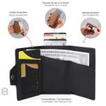 CH0727-1 RFID 탄소 섬유 지퍼 다기능 카드 패키지