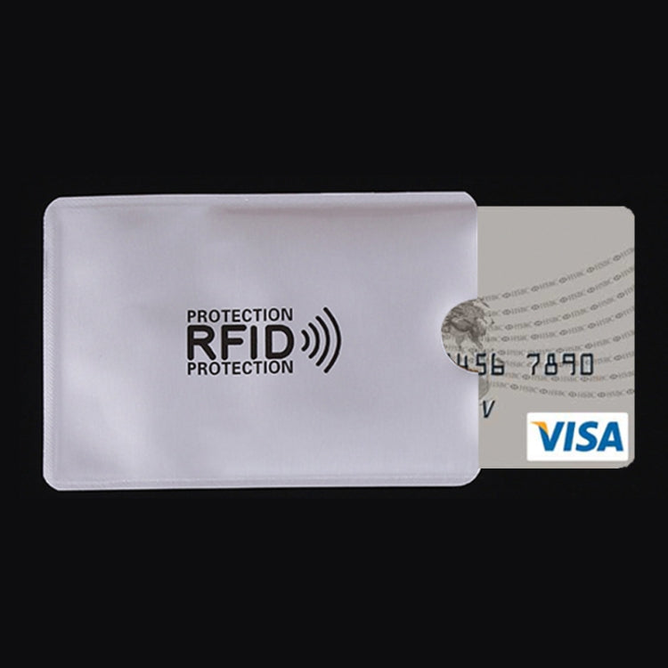 100개 알루미늄 호일 카드 보호 커버 케이스 RFID 차단 안전 실드 신분증 슬리브 카드 가방, 사이즈: 9.1*6.3cm, CCB1077A, CCB1077B, CCB1077C