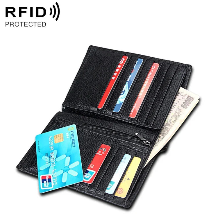 8219 방자성 RFID 남성 다기능 지갑 카드 가방 여권 패키지, 8219