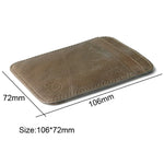 샤오 위안 샹 소가죽 5 카드 포켓 슬리브 지갑 동전 지갑 신용카드 홀더, 크기: 10.6cm x 7.2cm, 랜덤 색상 배송, 5 카드 포켓 슬리브