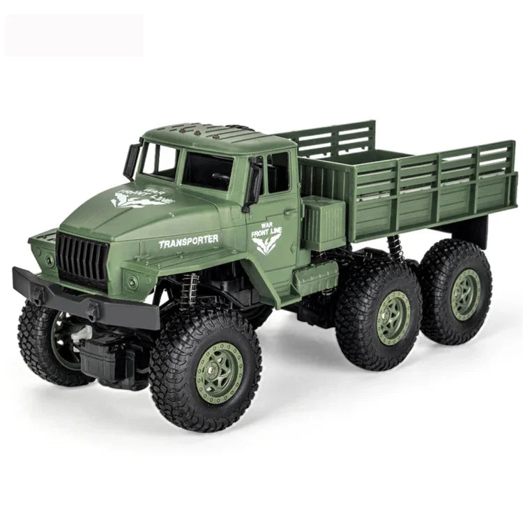 JJR/C 1:18 2.4GHz 4채널 원격 조종 동펑 7 6륜 장갑 트럭 차량 장난감, 동펑 7 (녹색), 동펑 7 (노랑)