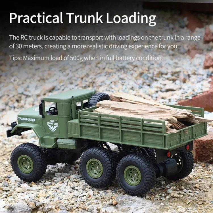 JJR/C 1:18 2.4GHz 4채널 원격 조종 동펑 7 6륜 장갑 트럭 차량 장난감, 동펑 7 (녹색), 동펑 7 (노랑)