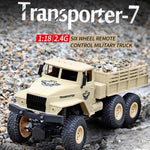 JJR/C 1:18 2.4Ghz 4 Channel Remote Control Dongfeng 7 Six-wheeled Armor Truck Vehicle Toy, Dongfeng 7 (Yellow)