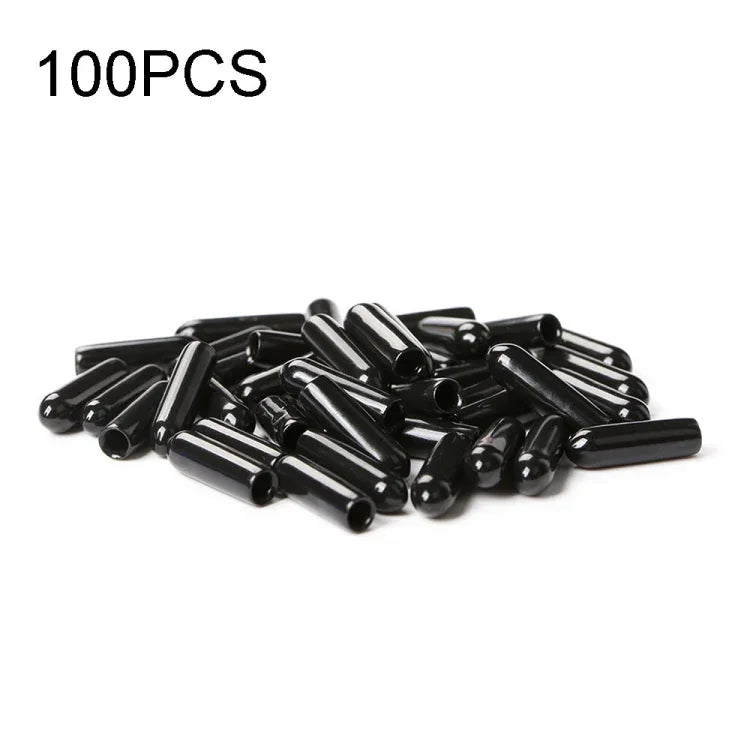 100개 iFlight M3x15mm 송신기 안테나 보호 캡 PVC 고무 덮개 FPV RC 모델 멀티콥터 예비 부품 액세서리