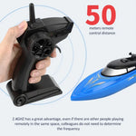 2.4G 어린이용 RC 보트 원격 조종 장난감, YDJ-B801(블랙), YDJ-B801(블루)