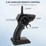 2.4G 어린이용 RC 보트 원격 조종 장난감, YDJ-B801(블랙), YDJ-B801(블루)