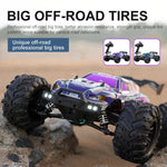SCY-16101 2.4G 1:16 전기 4WD RC 몬스터 트럭 쿠페 자동차 장난감, SCY-16101 / 블루