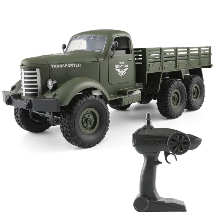 JJR/C Q60 Transporter-1 전신 1:16 미니 2.4GHz RC 6WD 트랙 오프로드 군용 트럭 장난감, Q60