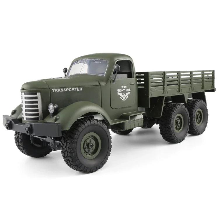 JJR/C Q60 Transporter-1 전신 1:16 미니 2.4GHz RC 6WD 트랙 오프로드 군용 트럭 장난감, Q60