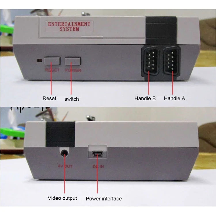 레트로 클래식 TV 미니 게임기 내장 620개 게임, 620개 게임(EU 플러그), 620개 게임(US 플러그)