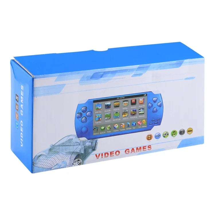 X6 4.3인치 스크린 복고풍 휴대용 게임 콘솔 3MP 카메라 내장, 10000개 게임 내장, 전자책 / 녹음 / 음악 재생 / 비디오 재생 지원, X6