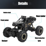 2.4GHz 4WD 더블 모터 오프로드 클라이밍 카 원격 제어 차량, 모델:6026, 6026 (블랙), 6026 (골드), 6026 (실버)