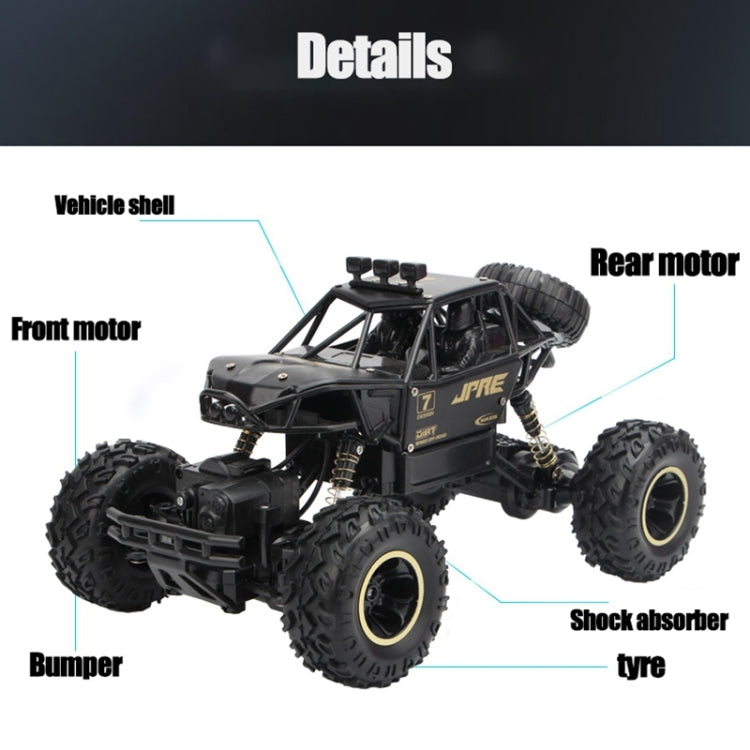 2.4GHz 4WD 더블 모터 오프로드 클라이밍 카 원격 제어 차량, 모델:6026, 6026 (블랙), 6026 (골드), 6026 (실버)
