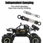 2.4GHz 4WD 더블 모터 오프로드 클라이밍 카 원격 제어 차량, 모델:9268, 9268 (블랙), 9268 (실버)