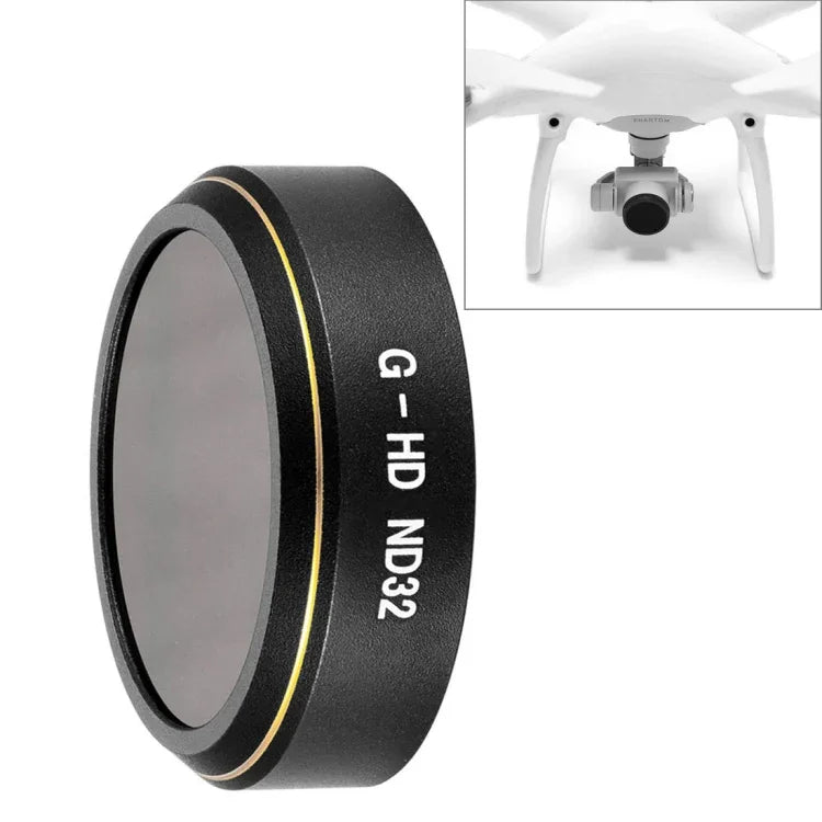 DJI Phantom 4 Pro용 HD 드론 그레이 ND 렌즈 필터, ND2, ND4, ND8, ND16, ND32