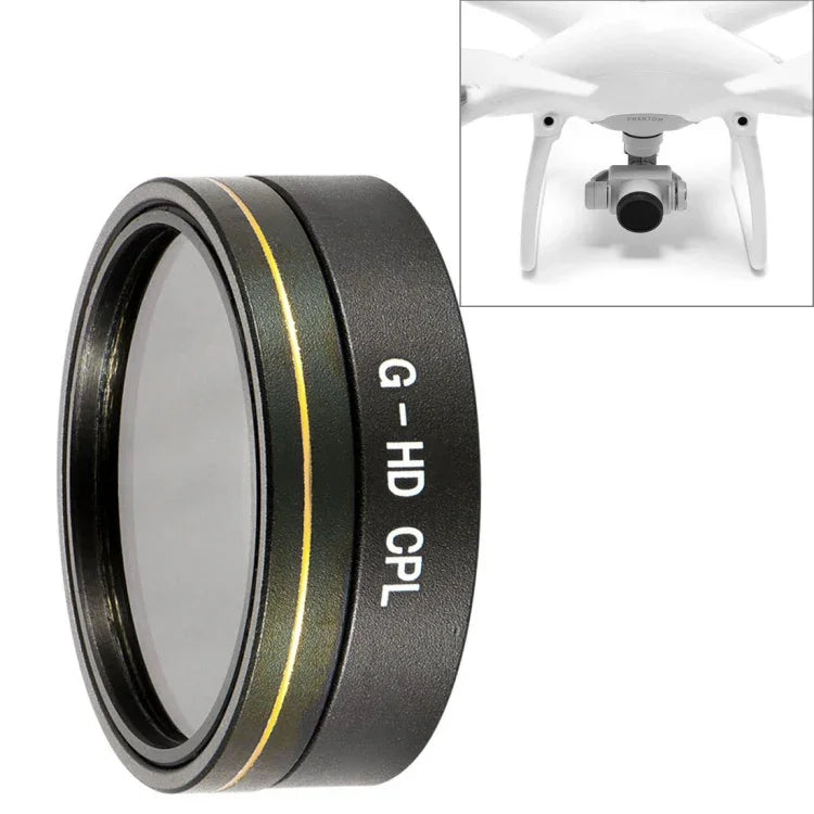 DJI 팬텀 4 프로용 HD 드론 CPL 렌즈 필터, CPL