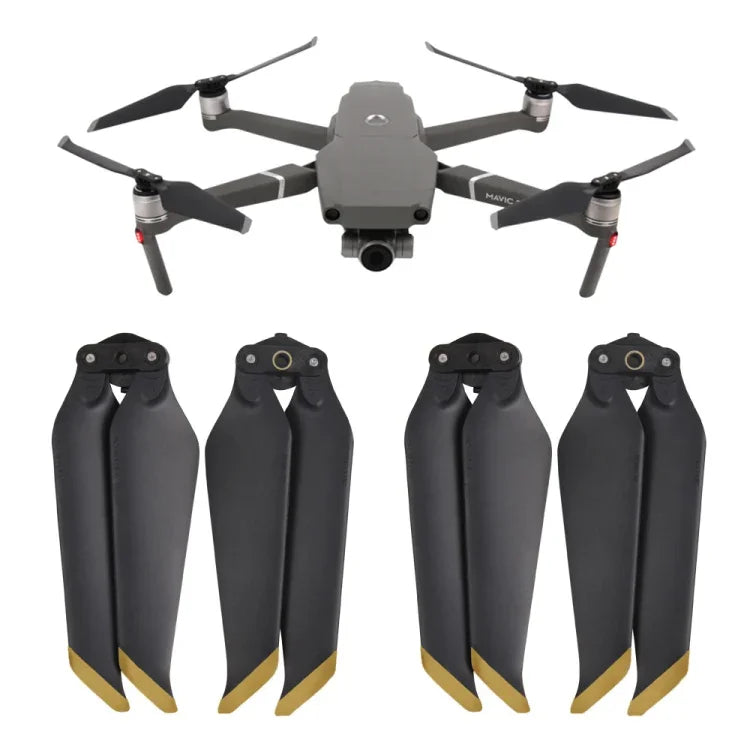 2쌍 8743F 저소음 퀵 릴리즈 프로펠러 DJI Mavic 2 Pro / Zoom용, DJI Mavic 2용 2쌍 골드, DJI Mavic 2용 2쌍 실버