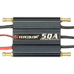 Flycolor Flymoster 시리즈 50A 2-6S 방수 전자 속도 조절기 RC 보트용, 50A 2-6S