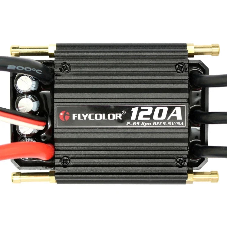 Flycolor Flymoster 시리즈 120A 2-6S 방수 전자 속도 조절기 RC 보트용, 120A 2-6S