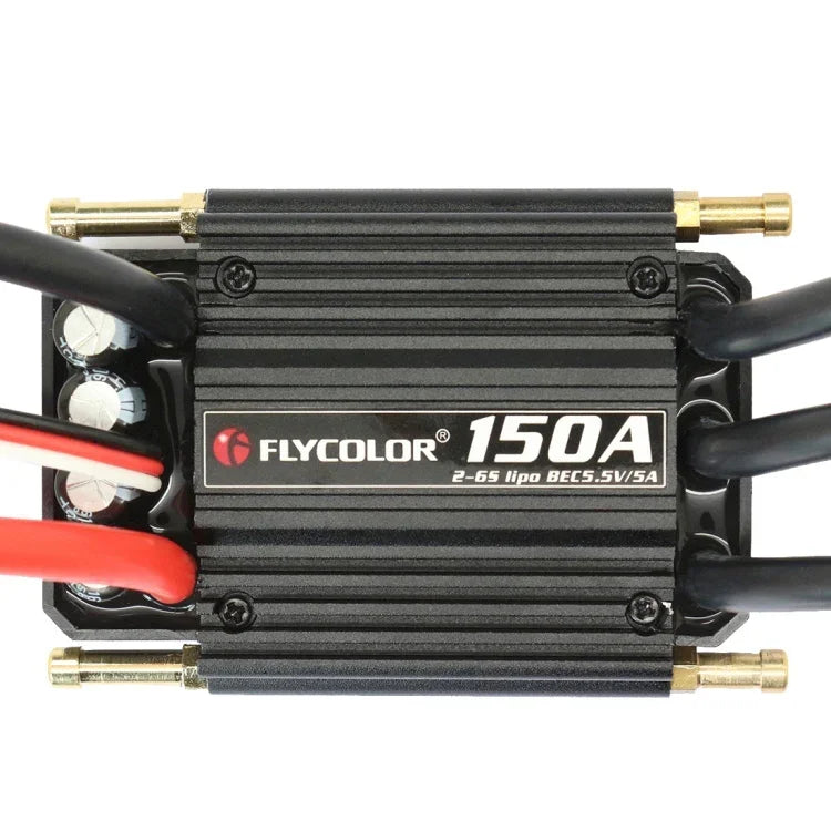 Flycolor Flymoster 시리즈 150A 2-6S 방수 전자 속도 조절기 RC 보트용, 150A 2-6S