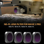Sunnylife M2P-FI538 ND8-PL + ND16-PL + ND32-PL + ND64-PL ND-PL 렌즈 필터 DJI 매빅 2 프로용