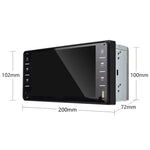 848V 16 7인치 멀티터치 스크린 자동차 GPS 내비게이터, TF 카드 / USB / AUX / MP5 플레이어 / 안드로이드 및 아이폰 미러링 링크 지원, 848V
