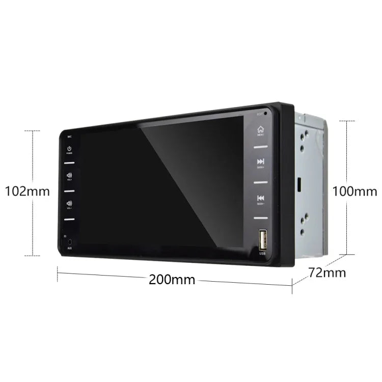 848V 16 7인치 멀티터치 스크린 자동차 GPS 내비게이터, TF 카드 / USB / AUX / MP5 플레이어 / 안드로이드 및 아이폰 미러링 링크 지원, 848V