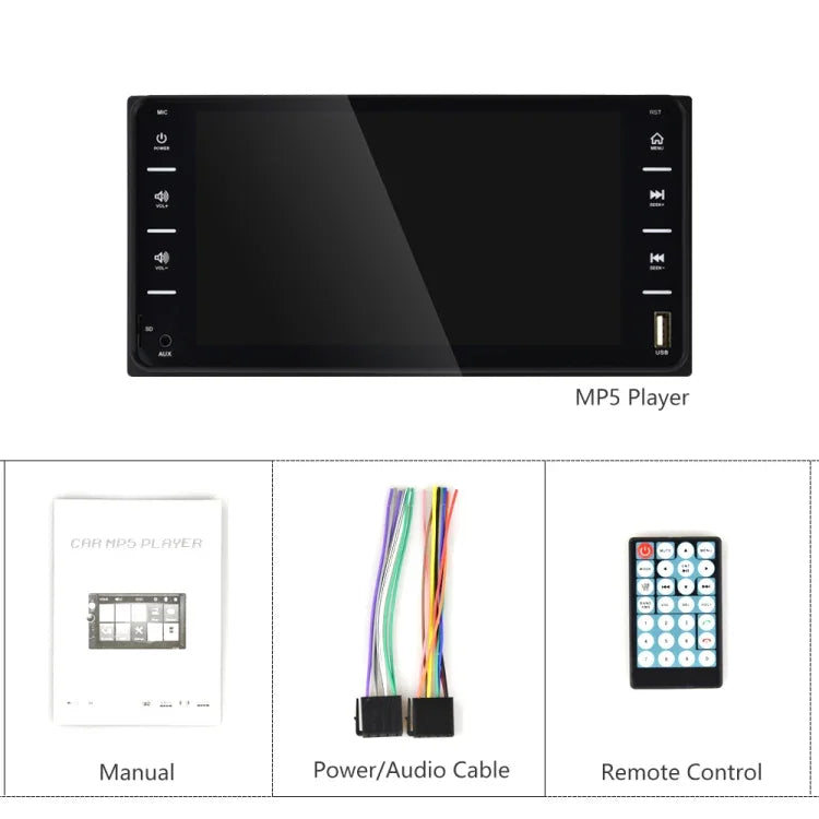 848V 16 7인치 멀티터치 스크린 자동차 GPS 내비게이터, TF 카드 / USB / AUX / MP5 플레이어 / 안드로이드 및 아이폰 미러링 링크 지원, 848V