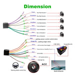 848V 16 7인치 멀티터치 스크린 자동차 GPS 내비게이터, TF 카드 / USB / AUX / MP5 플레이어 / 안드로이드 및 아이폰 미러링 링크 지원, 848V
