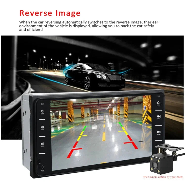 848V 16 7인치 멀티터치 스크린 자동차 GPS 내비게이터, TF 카드 / USB / AUX / MP5 플레이어 / 안드로이드 및 아이폰 미러링 링크 지원, 848V