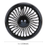 Multi-function Portable Car Air Outlet Sucker Electric Cooling Fan, Multi-function (Black), Multi-function (Silver)