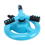 Garden Automatic Rotating Nozzle 360 Degree Rotary Automatic Sprinkler Garden Lawn Watering Nozzle,Applicable for 3/4 inch Water Pipes(Blue), 360 Degree Automatic Sprinkling 3