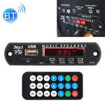자동차 12V 오디오 블루투스 MP3 플레이어 디코더 보드 FM 라디오 TF USB 3.5 mm AUX, 녹음 기능 없음, 녹음 기능 없음