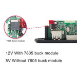 자동차 12V 오디오 블루투스 MP3 플레이어 디코더 보드 FM 라디오 TF USB 3.5 mm AUX, 녹음 기능 없음, 녹음 기능 없음