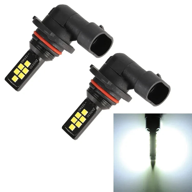 2개 9005 DC9-16V / 3.5W / 6000K / 320LM 자동차 안개등 12LEDs SMD-ZH3030 램프, 일정 전류 포함, 9005