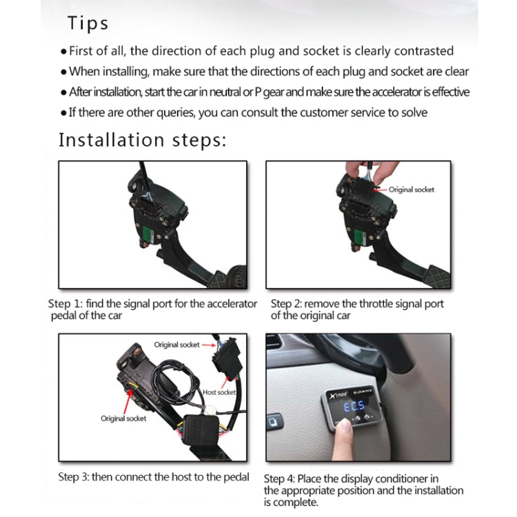 TROS TS-6Drive Potent Booster Electronic Throttle Controller for Toyota 4 Runner 2010-2018, For Toyota 4 Runner 2010-2018