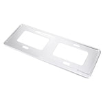 2 PCS Car License Plate Magnesium Alloy Bracket Frame Holder Stand Mount(Silver), Magnesium Alloy Bracket