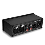 LINEPAUDIO A967 풀 밸런스 패시브 프리앰프 액티브 스피커 2채널 볼륨 컨트롤러, A967