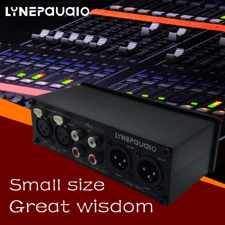 LINEPAUDIO A967 풀 밸런스 패시브 프리앰프 액티브 스피커 2채널 볼륨 컨트롤러, A967