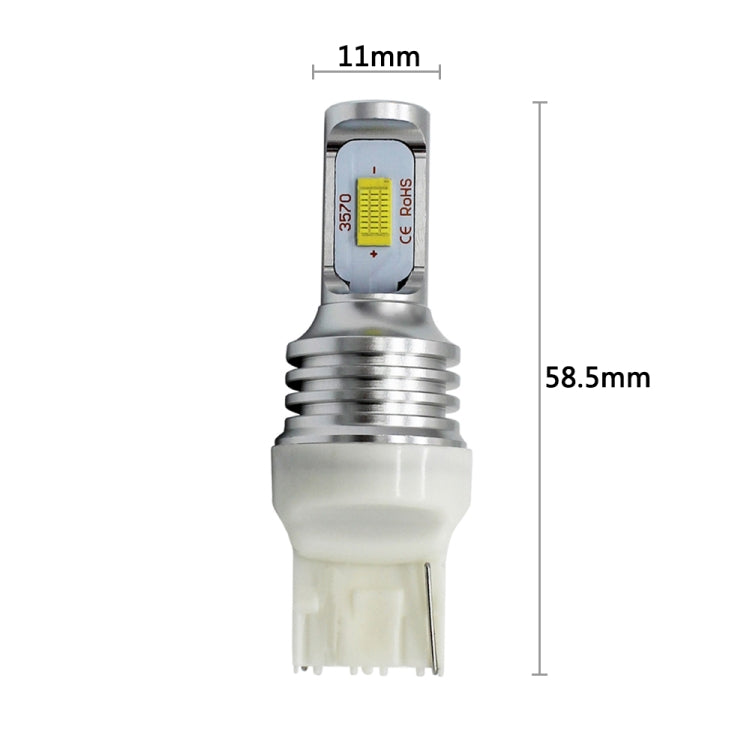 2 PCS T20/7440 72W 1000LM 6000-6500K Bright White Light Car Turn Backup LED Bulbs Reversing Lights, DC 12-24V, T20/7440 Backup Light, T20/7440