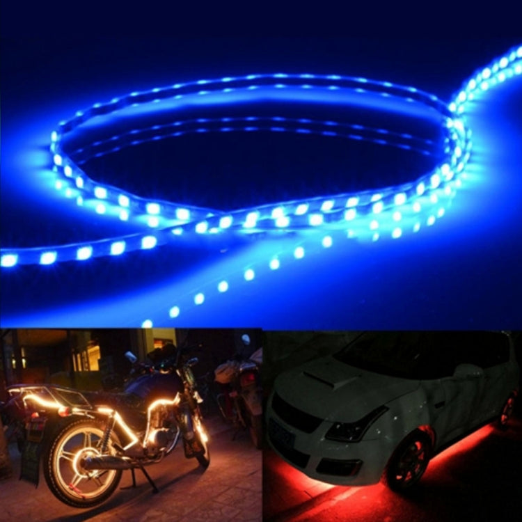 5 PCS 45 LED 3528 SMD Waterproof Flexible Car Strip Light for Car Decoration, DC 12V, Length: 90cm, 90cm+red, 90cm+white, 90cm+yellow, 90cm+pink, 90cm+green, 90cm+ice blue, 90cm+blue