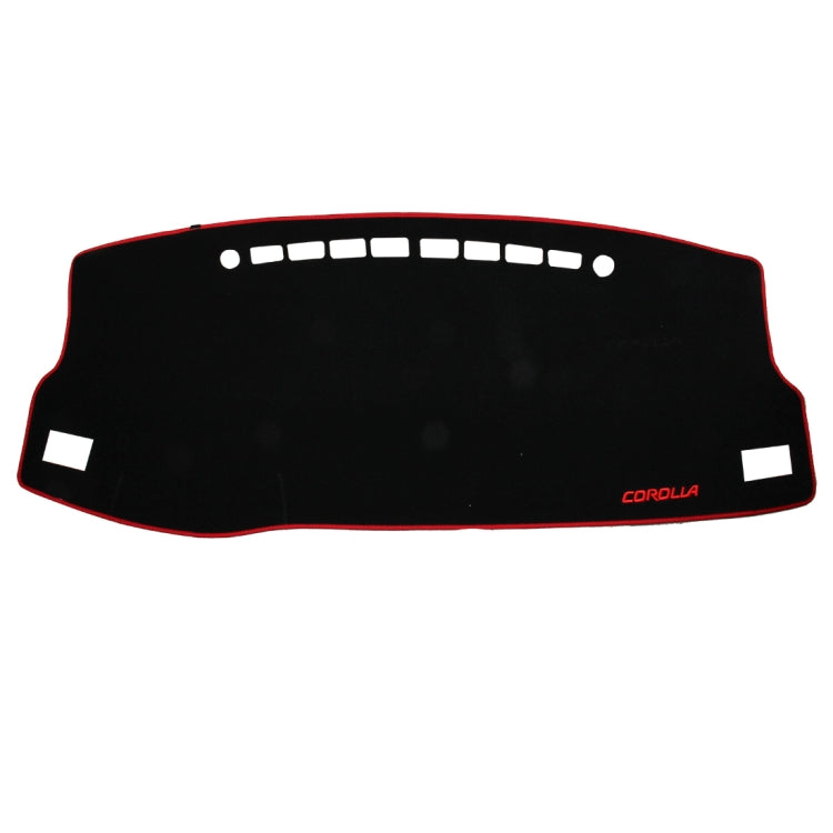 Left-hand Drive Car Light Instrument Panel Sunscreen Dashboard Mats Cover for Toyota New Corolla (2014-2018)，Please Note Model and Year, For Toyota