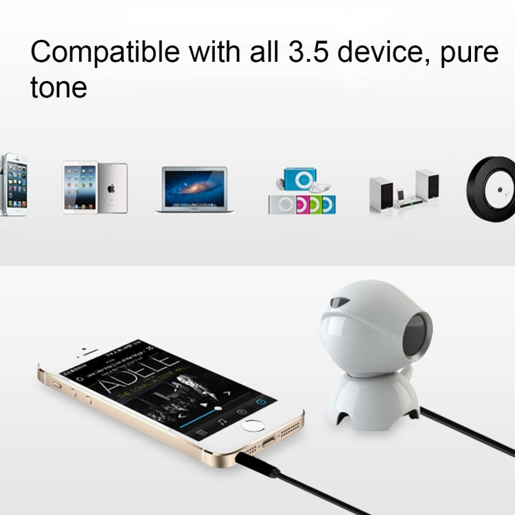 3.5mm Male to USB 2.0 Female Audio Converter Retractable Coiled Cable for Car MP3 Speaker U Disk, Length: 1m, 1pcs